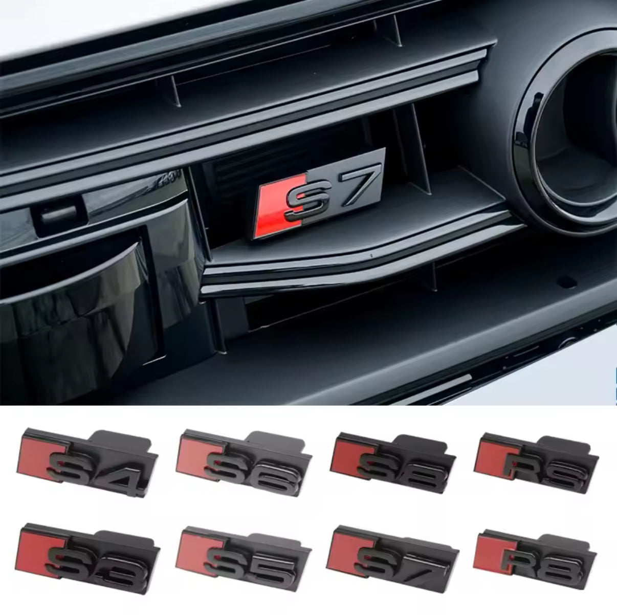 Audi Front Grill Badge S3 S4 S5 S6 S7 S8