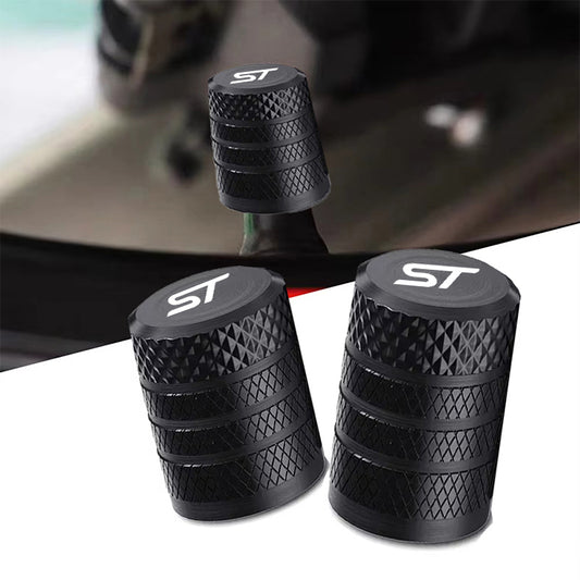 Car Tyre Valve Caps Compatible with Ford ST/STline Vehicles - Lxud Customz
