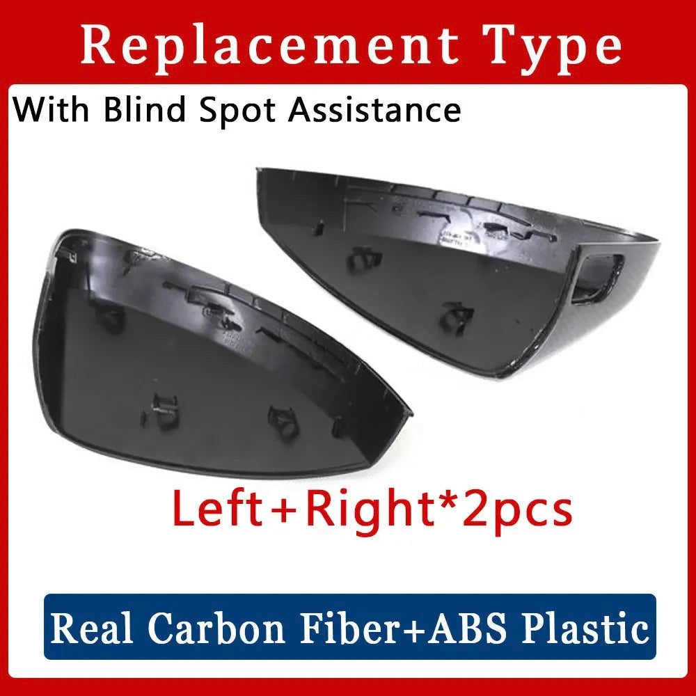 Real Carbon Fiber Mirror Cover for Audi A3 S3 RS3 8V 2014-2020 - Lxud Customz