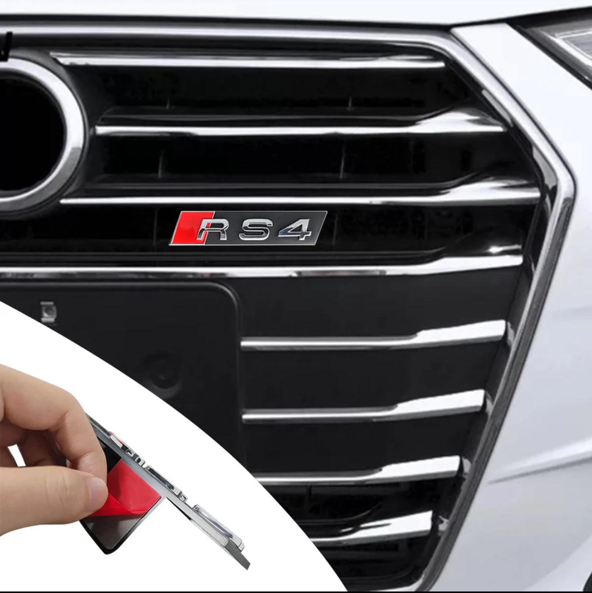 Audi Front Grill Badge S3 S4 S5 S6 S7 S8 - Lxud Customz