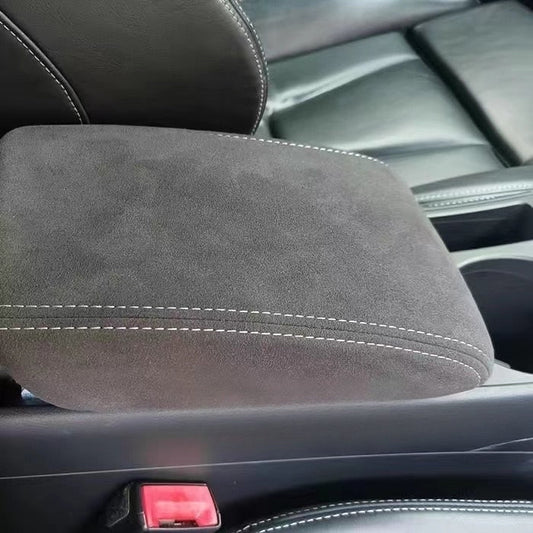 Suede wrap arm rest cover For Skoda Octavia Mk2 Mk3 Mk4 05-21 - Lxud Customz