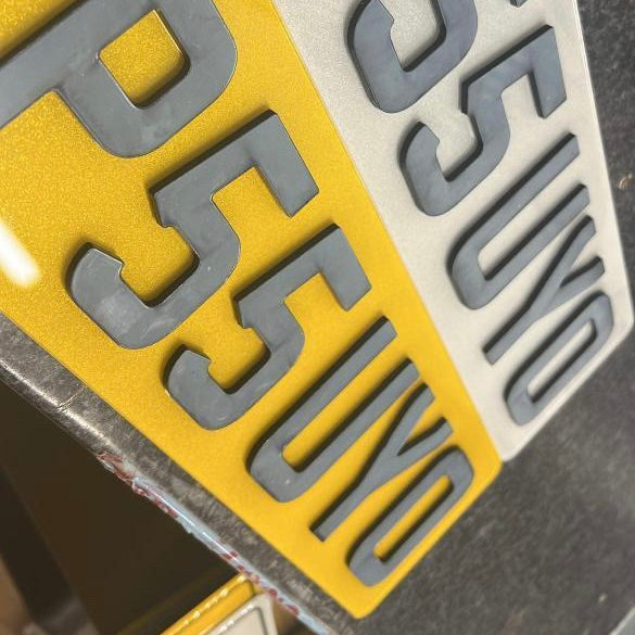 4D Acrylic Numberplates UK 3MM - Lxud Customz