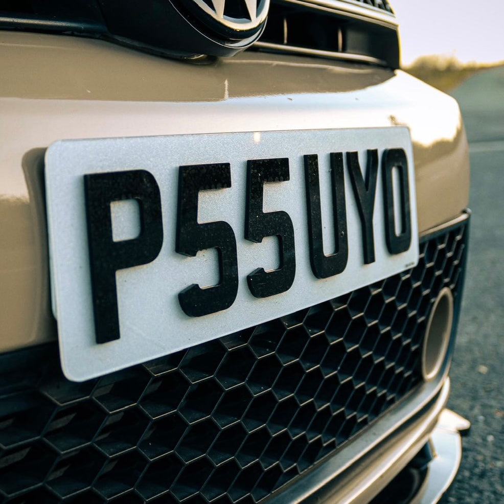 4D Acrylic Numberplates UK 3MM - Lxud Customz