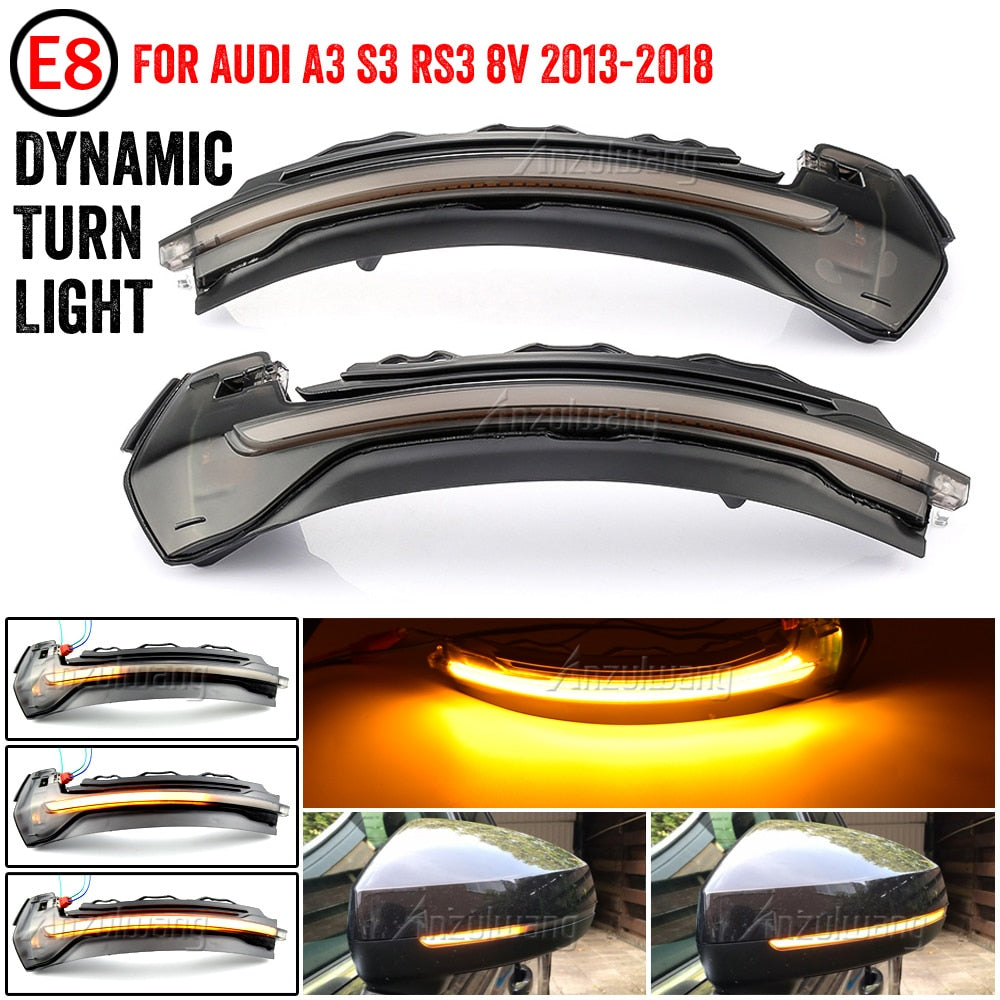 Audi A3 S3 8V RS3 Dynamic Scroll LED 2013 2014 2015 2016 2017 2018 2019 - Lxud Customz