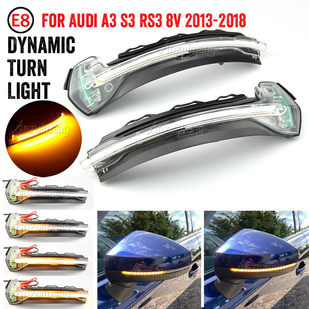 Audi A3 S3 8V RS3 Dynamic Scroll LED 2013 2014 2015 2016 2017 2018 2019 - Lxud Customz