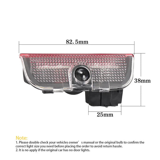 Car Door LED Welcome Light For VW - Lxud Customz