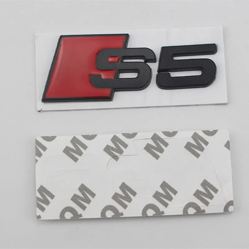 Audi Rear Boot Emblem S3 S4 S5 S6 S7 S8 A3 A4 A5 A6 A7 A8 - Lxud Customz