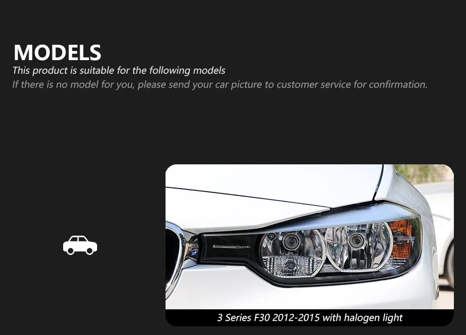 BMW F30/F31 LED Headlights 2012-2019 - Lxud Customz