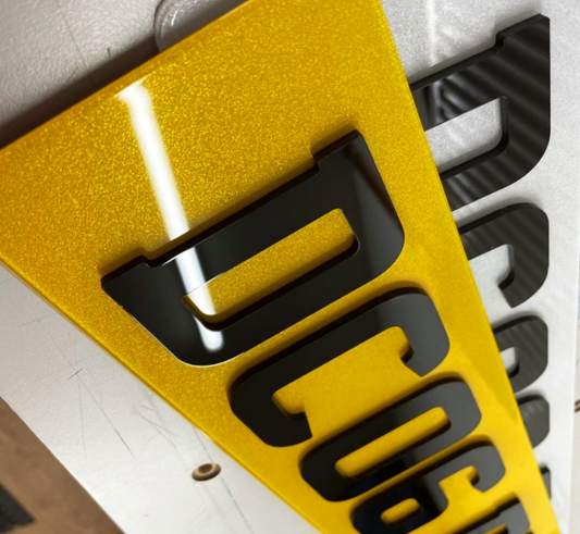 4D Acrylic Numberplates UK 3MM - Lxud Customz