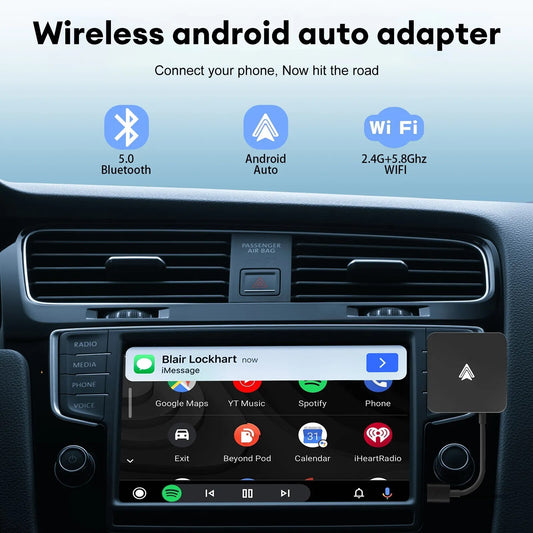 Wired to Wireless Apple/Andriod CarPlay Adapter for OEM Headunit - Lxud Customz