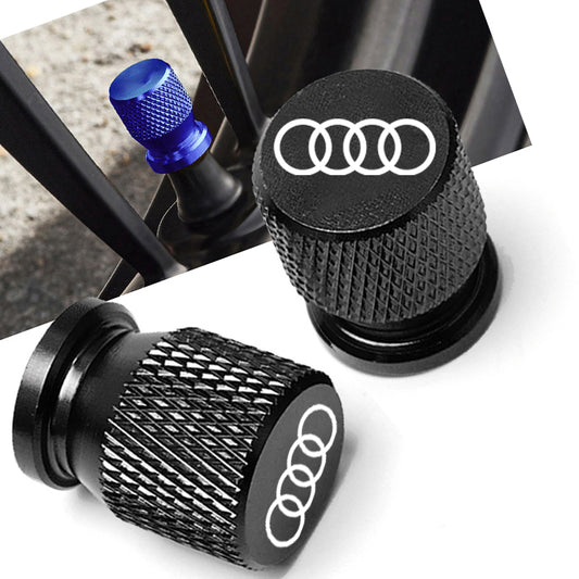 Audi Dust Tire Valve Caps - Lxud Customz
