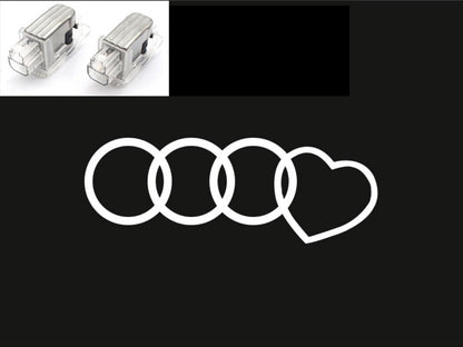 Car Door LED Welcome Light For Audi - Lxud Customz