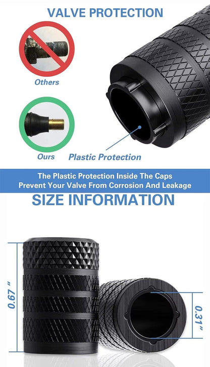 Car Tyre Valve Caps Compatible with Mercedes Vehicles