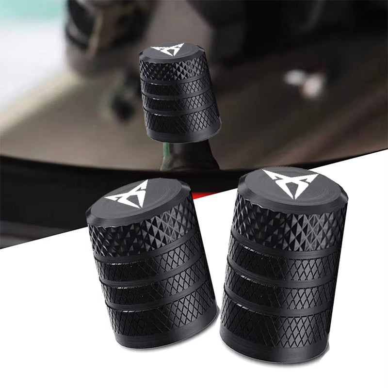 Car Tyre Valve Caps Compatible with Cupra Vehicles - Lxud Customz