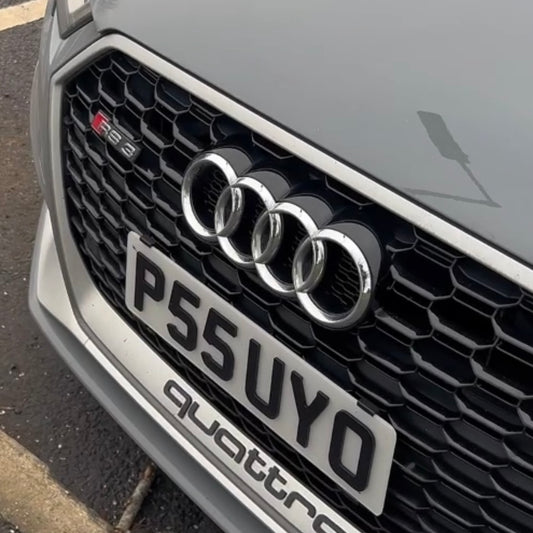 Audi Numberplate Holder Twist - Lxud Customz