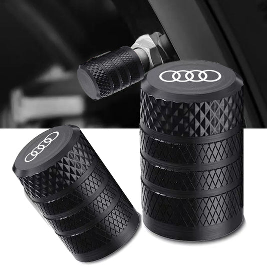 Car Tyre Valve Caps Compatible with Audi - Lxud Customz