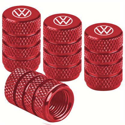 Car Tyre Valve Caps Compatible with VW Vehicles