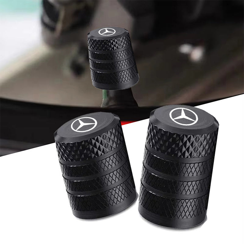 Car Tyre Valve Caps Compatible with Mercedes Vehicles