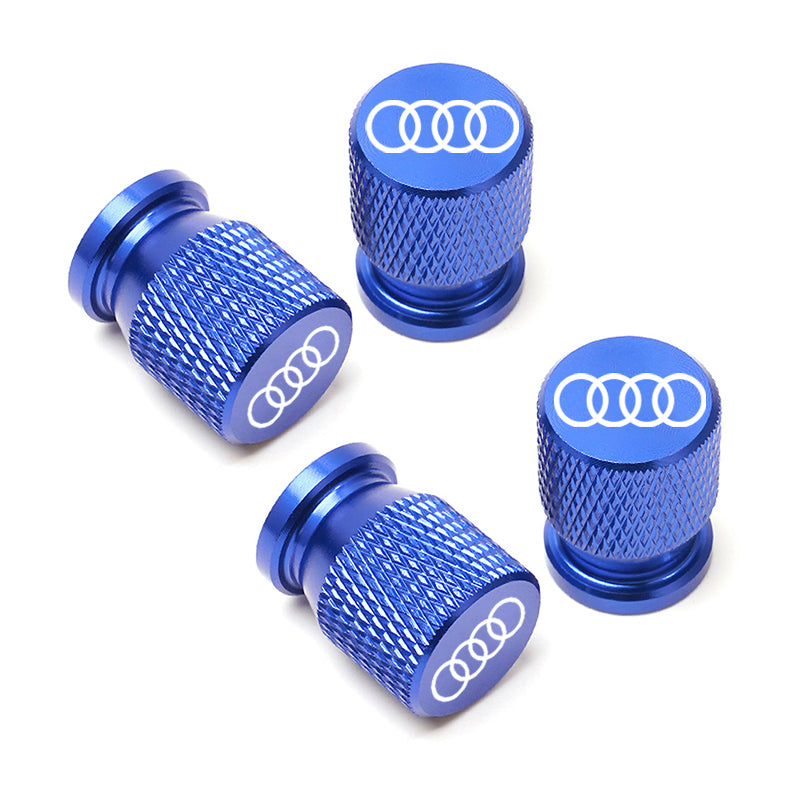Audi Dust Tire Valve Caps - Lxud Customz