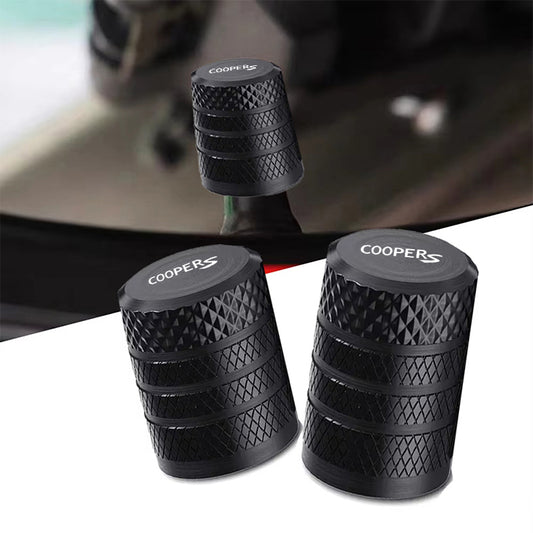 Car Tyre Valve Caps Compatible with Mini Cooper S Vehicles - Lxud Customz