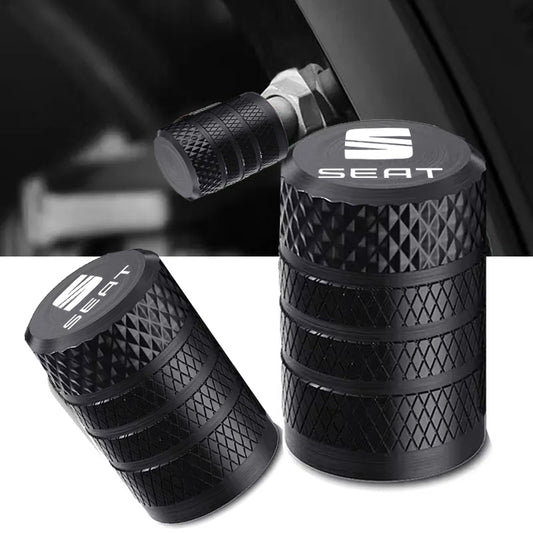 Car Tyre Valve Caps Compatible with Seat Vehicles - Lxud Customz