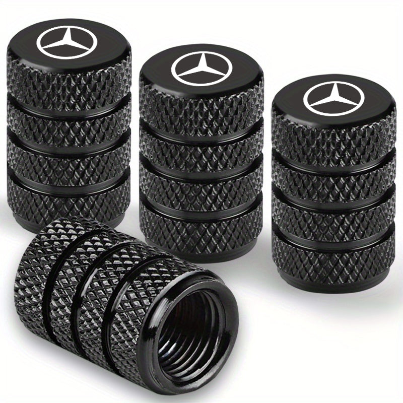 Car Tyre Valve Caps Compatible with Mercedes Vehicles