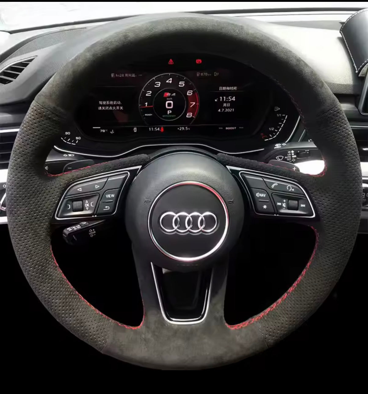 DIY Steering Wheel Cover Retrim Kit For Audi - Lxud Customz