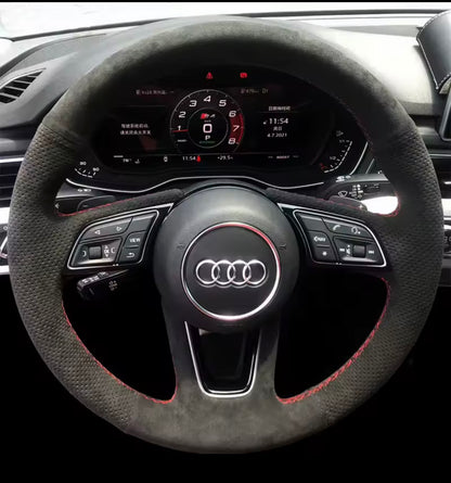DIY Steering Wheel Cover Retrim Kit For Audi - Lxud Customz