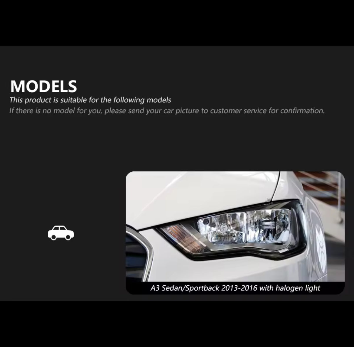 Audi A3/S3/RS3 Led Headlights 2013-2016 Plug And Play