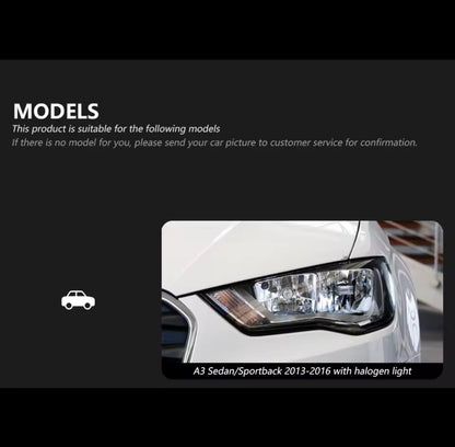 Audi A3/S3/RS3 Led Headlights 2013-2016 Plug And Play