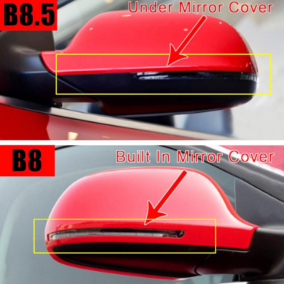 Dynamic indicator for Audi a4 a5 b8 b8.5 a3 8P q3 a6 c6 4F s6 sq3 a8 d3 8K rs3 rs4 s5 - Lxud Customz