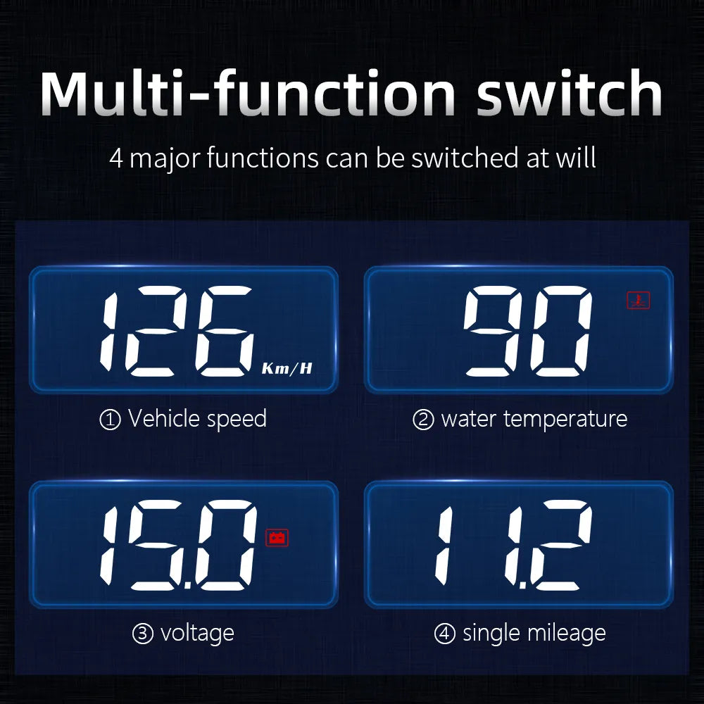 Head-Up Display OBD2 - Lxud Customz