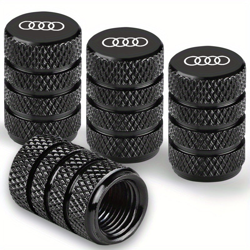 Car Tyre Valve Caps Compatible with Audi Vehicles