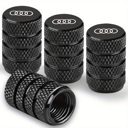 Car Tyre Valve Caps Compatible with Audi Vehicles