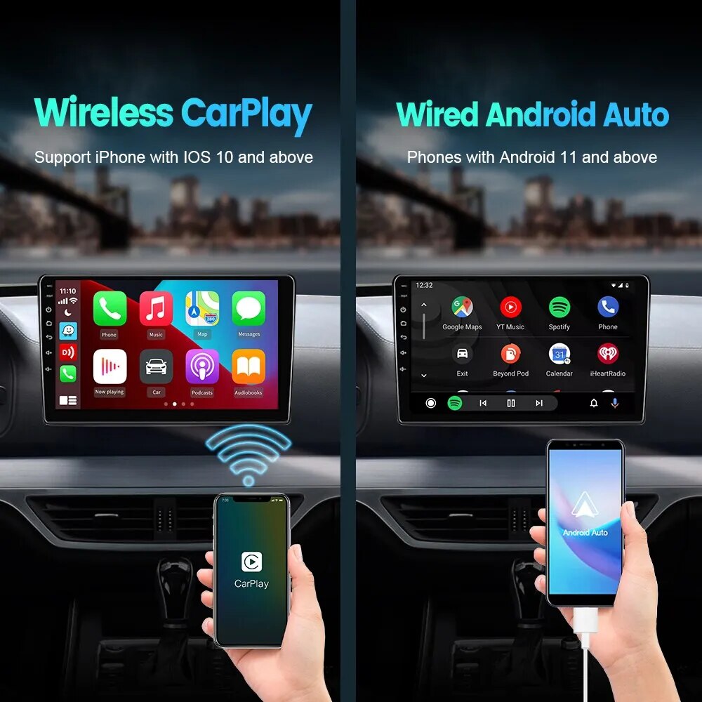 Wired to Wireless Apple/Andriod CarPlay Adapter for OEM Headunit - Lxud Customz