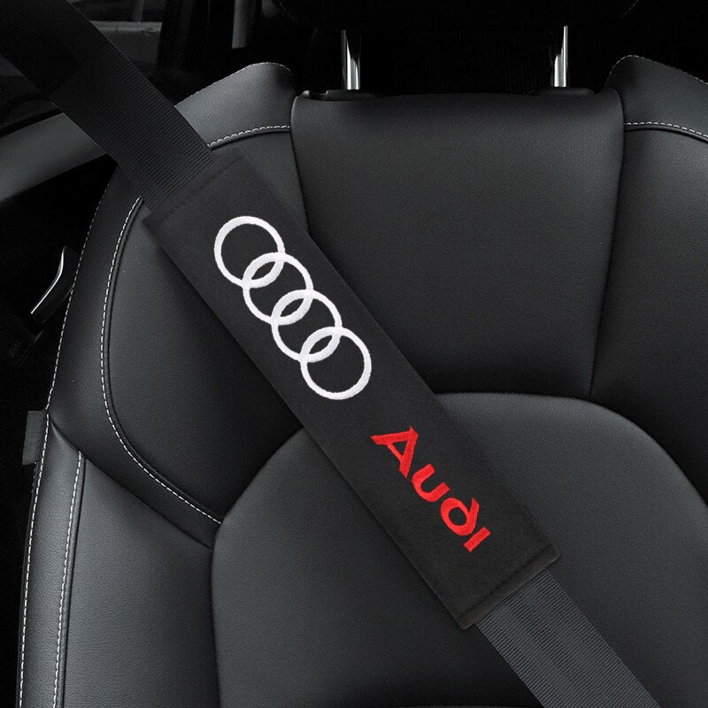 2PCS Car Seatbelt Shoulder Pad For Audi - Lxud Customz