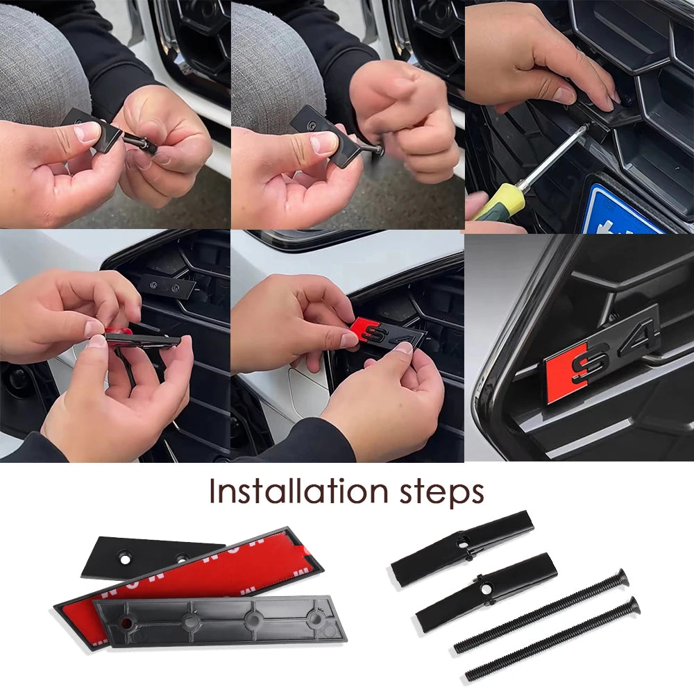Audi Front Grill Badge SQ3 SQ4 SQ5 SQ6 SQ7 SQ8