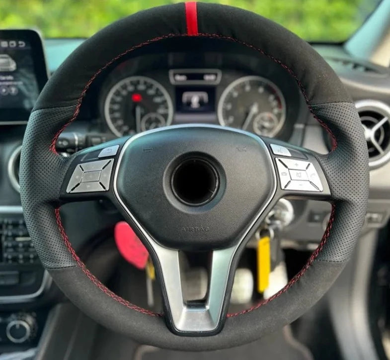 DIY Steering Wheel Cover Retrim Kit for Mercedes Benz - Lxud Customz