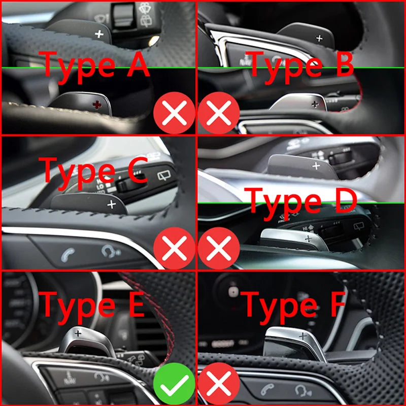 DSG paddle extensions for audi S3 RS3 2015-2016 - Lxud Customz