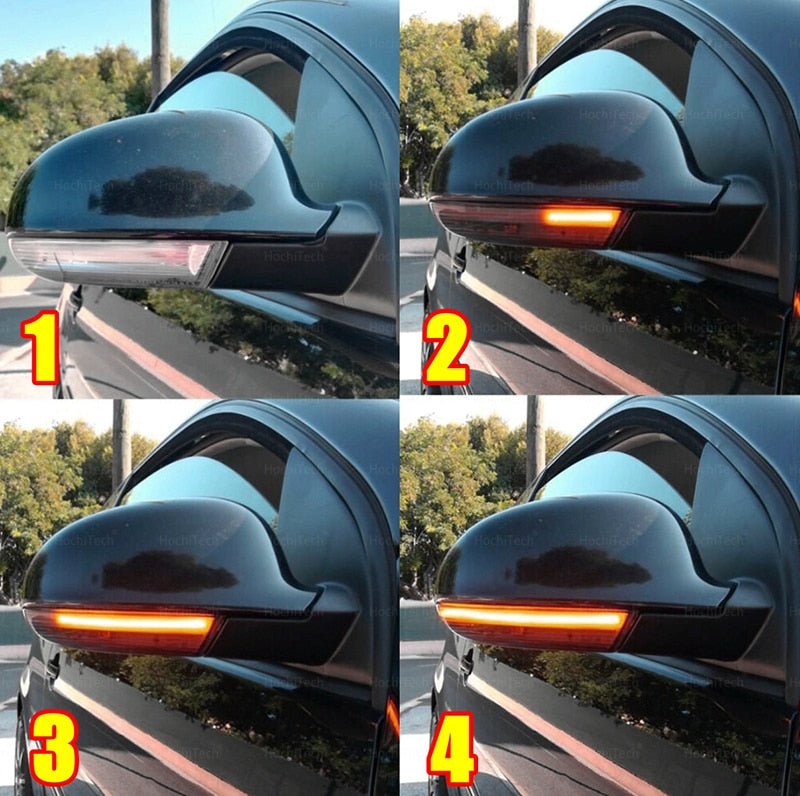 Dynamic Turn Signal LED Indicator Blinker Repeater Light For Volkswagen VW GOLF MK5 - Lxud Customz
