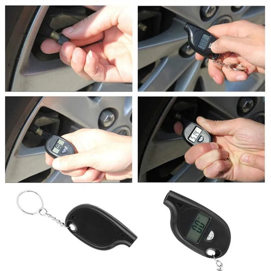 Digital Tire Pressure Gauge Keychain - Lxud Customz