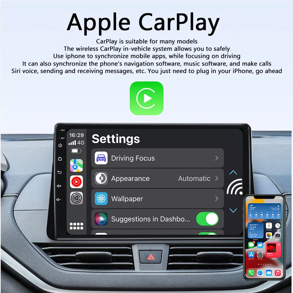 Wired to Wireless Apple CarPlay Adapter for OEM Headunit - Lxud Customz