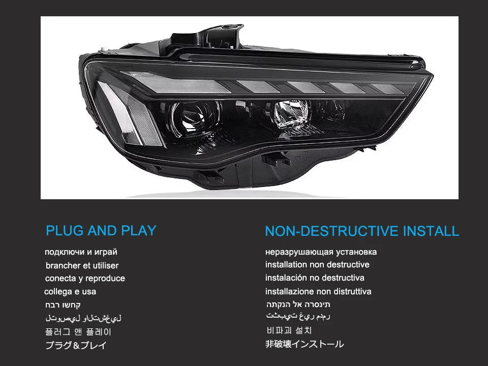 Audi A3/S3/RS3 Led Headlights 2013-2016 Plug And Play