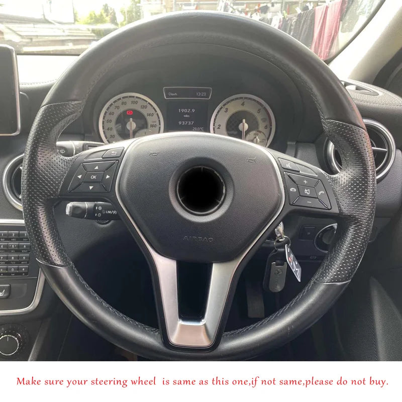 DIY Steering Wheel Cover Retrim Kit for Mercedes Benz - Lxud Customz