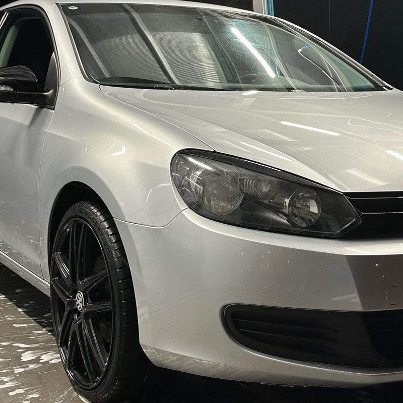 Fit For VW Golf 6 MK6 GTI GTR 2008-2013 Car Accessories Black Headlight Eyebrow Eyelid Cover Decorative Trim - Lxud Customz