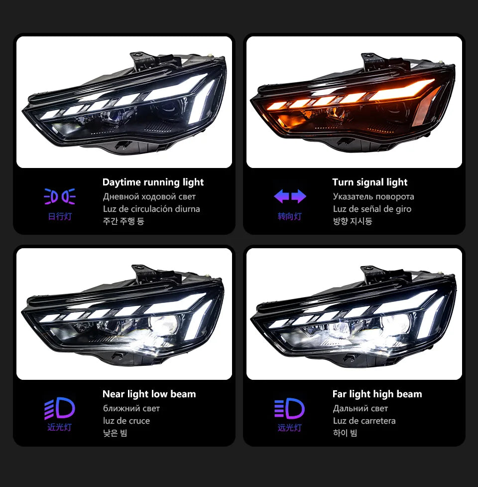 Audi A3/S3/RS3 Led Headlights 2013-2016 Plug And Play