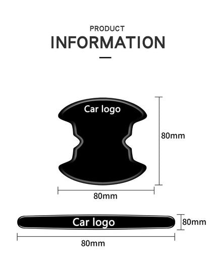 VW VolkswagenDoor Handle Protector Stickers