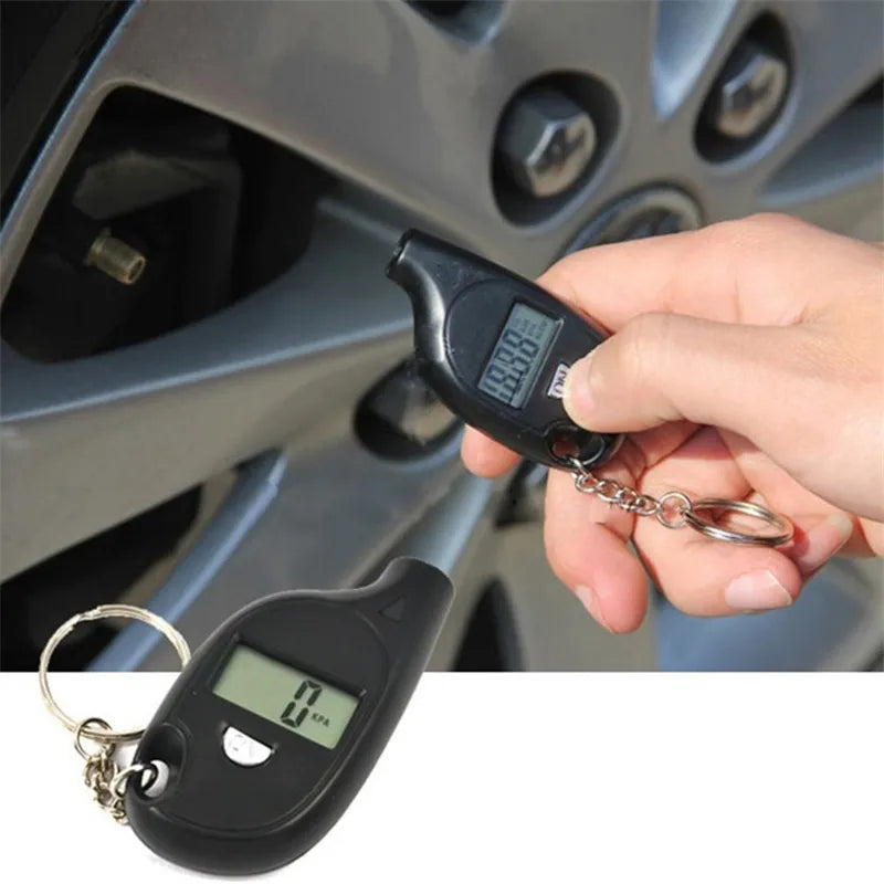 Digital Tire Pressure Gauge Keychain - Lxud Customz