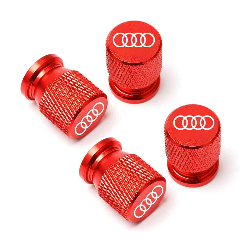 Audi Dust Tire Valve Caps - Lxud Customz