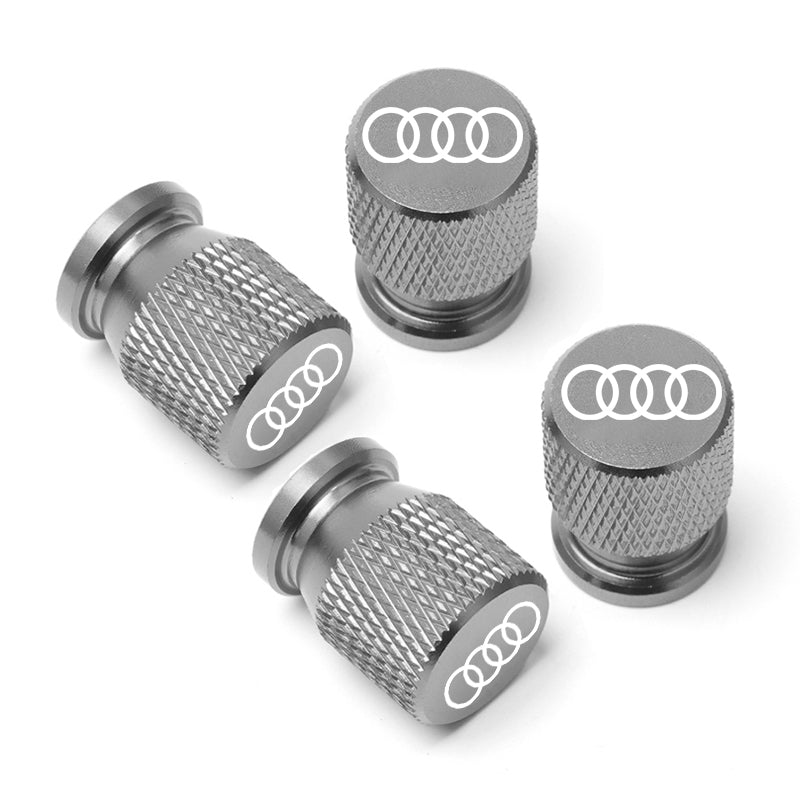 Audi Dust Tire Valve Caps - Lxud Customz